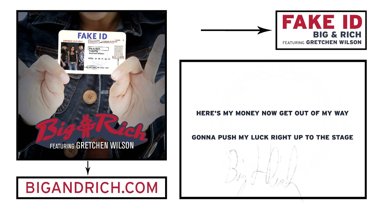 big and rich fake id