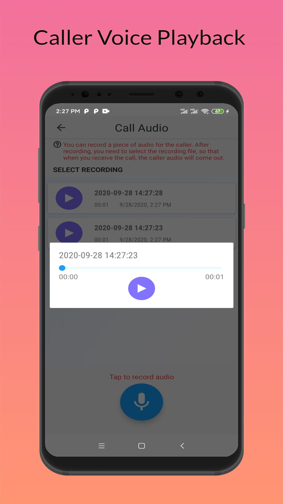 call faker apk