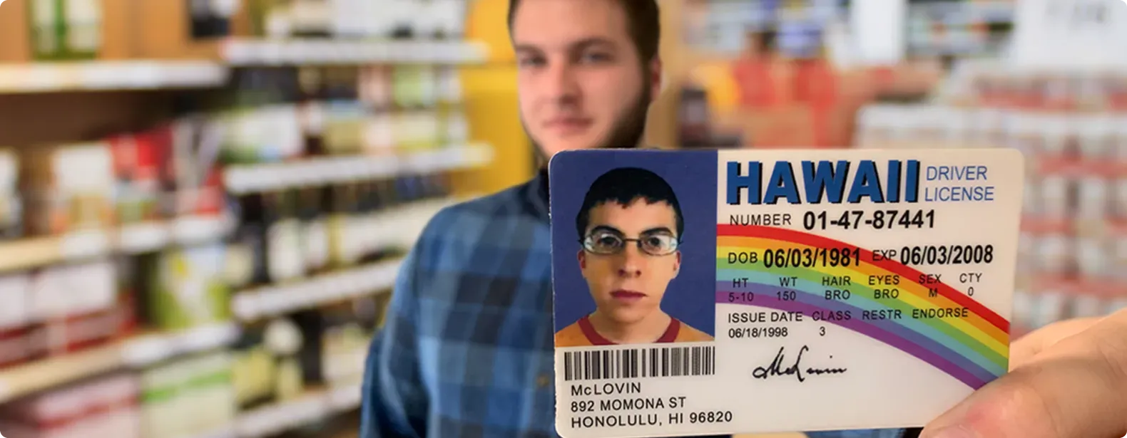 can a fake id scan