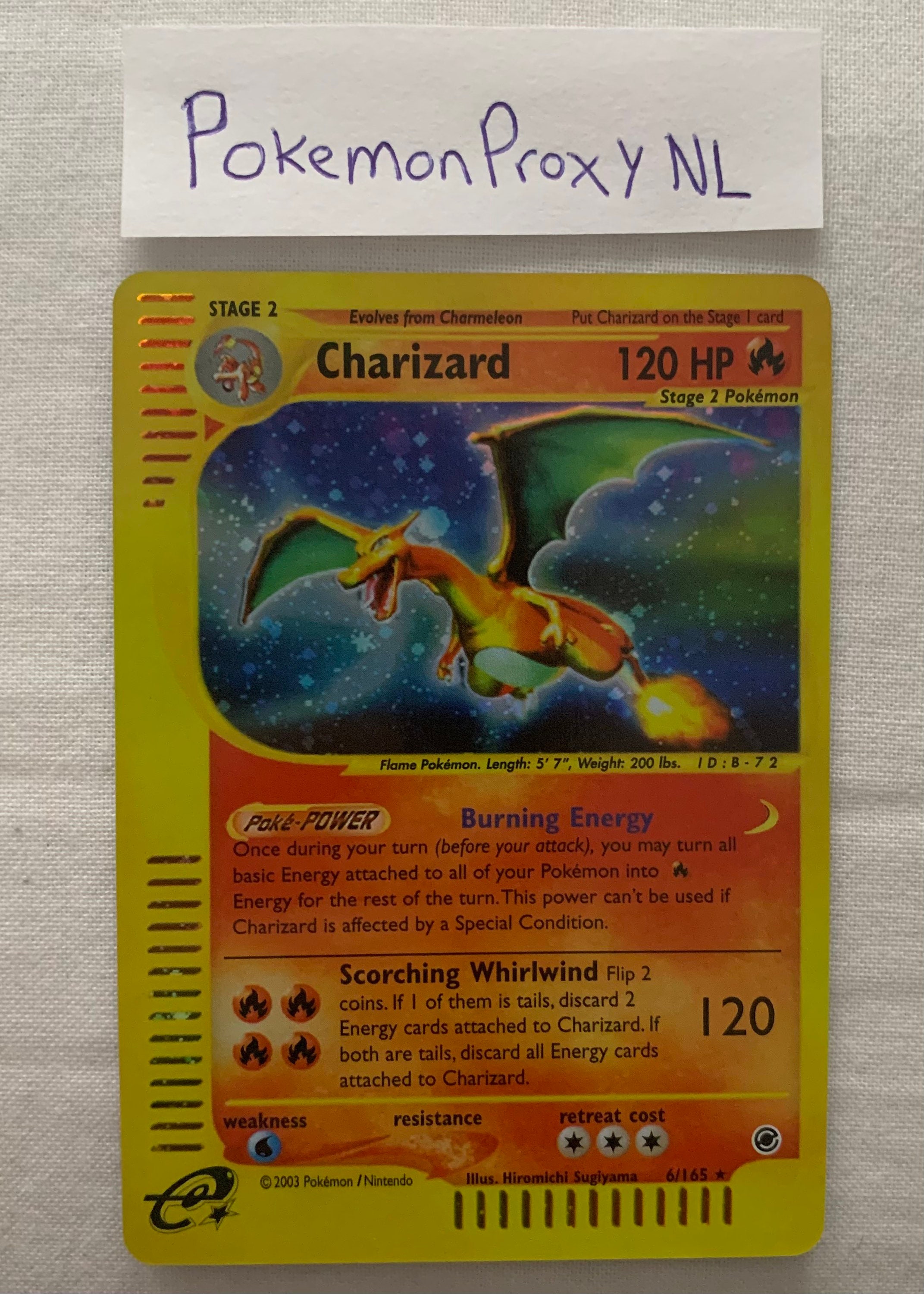 charizard fake id