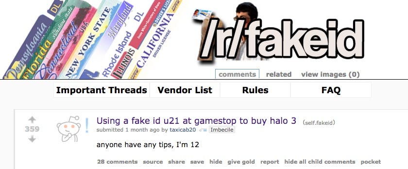 cheap fake id reddit