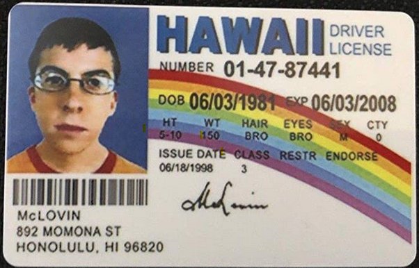 easiest fake id states