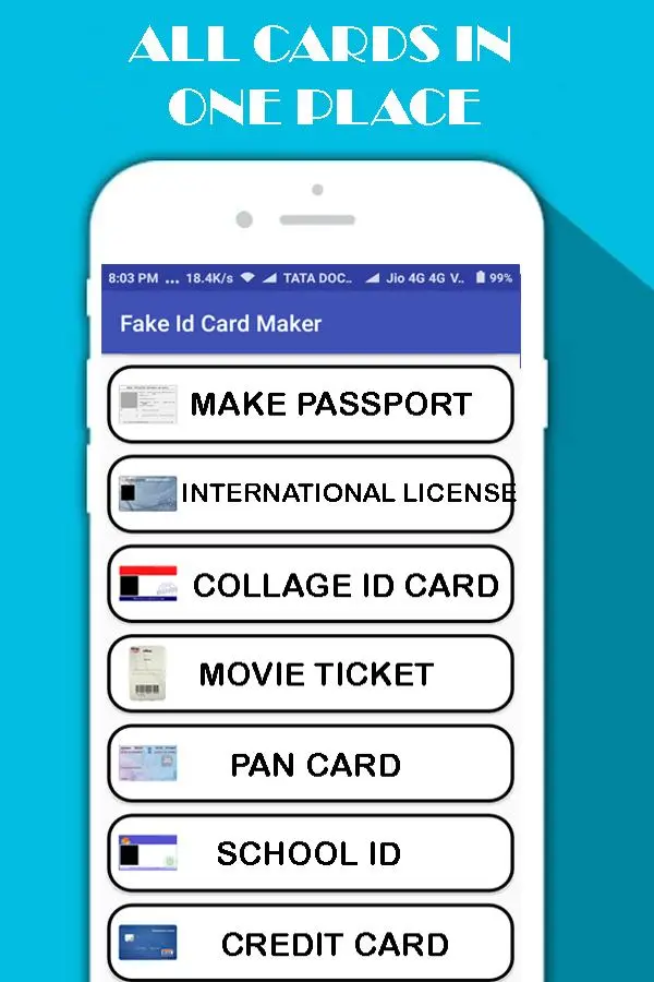 fake id card app