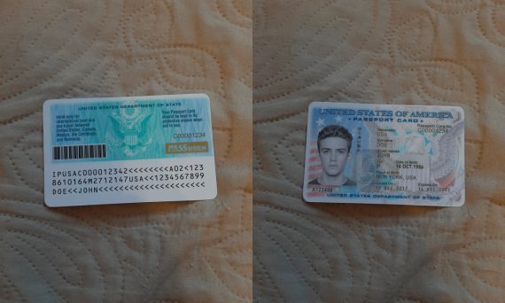 fake id card back