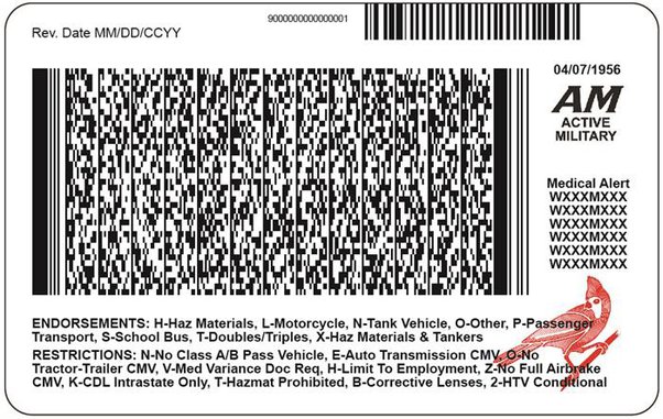 fake id card barcode