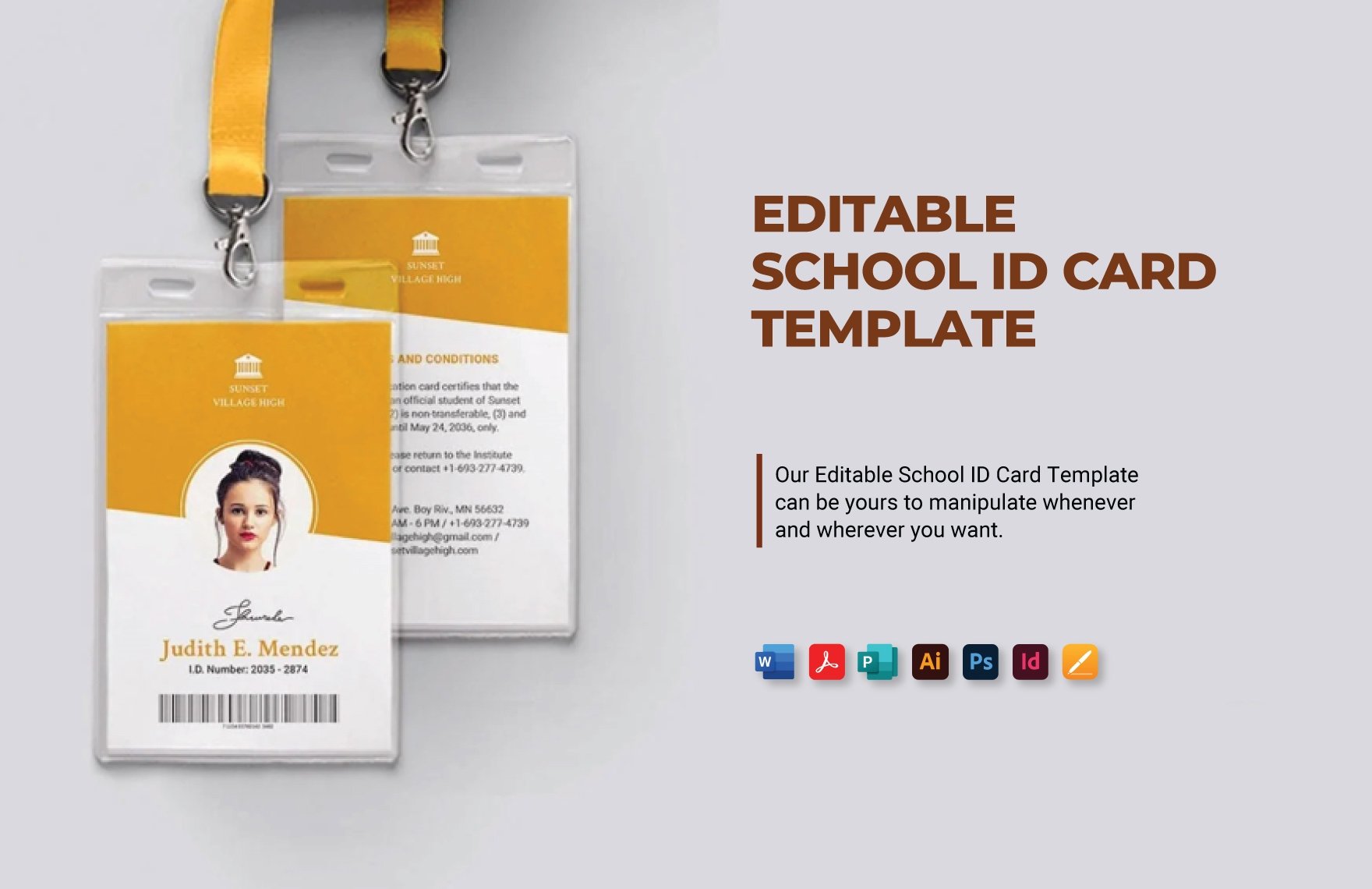 fake id card photoshop template