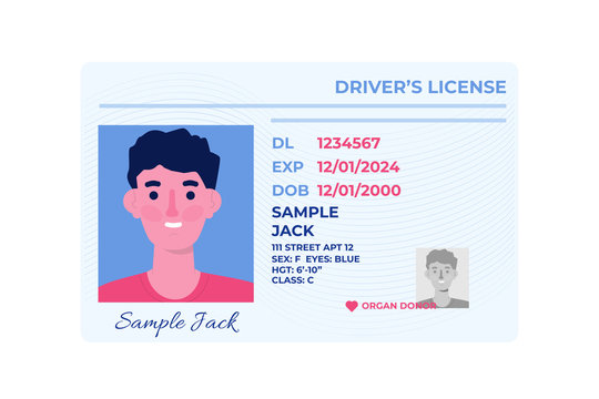 fake id card photoshop template