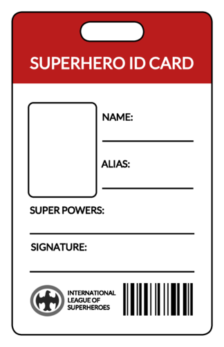 fake id card template