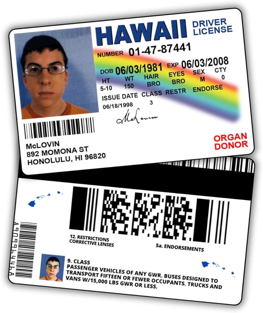 fake id driving license