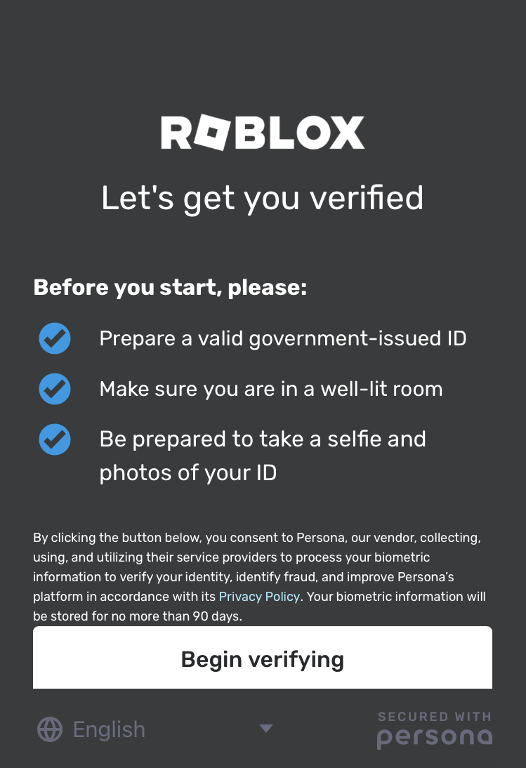 fake id for roblox