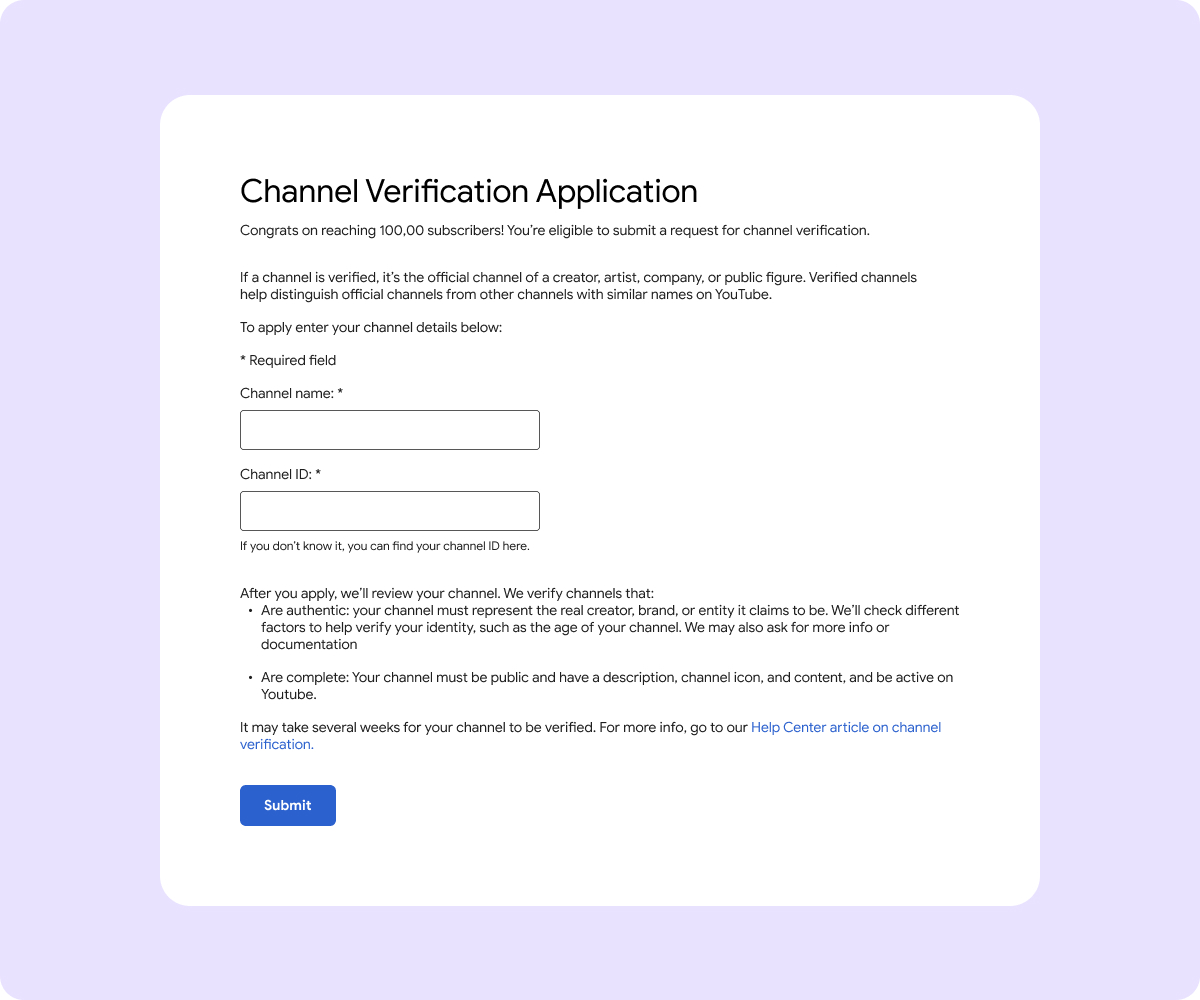 fake id for youtube verification