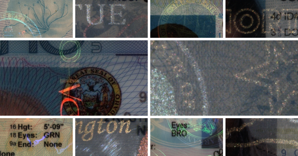 fake id hologram stickers