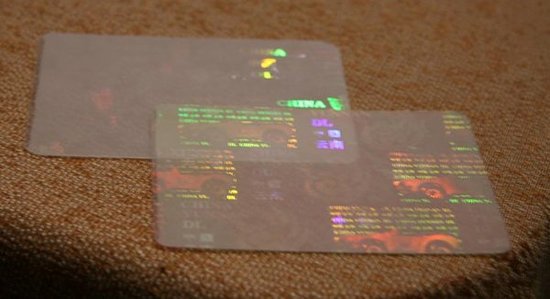 fake id hologram