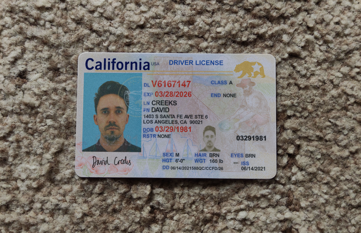 fake id image