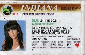 fake id picture example