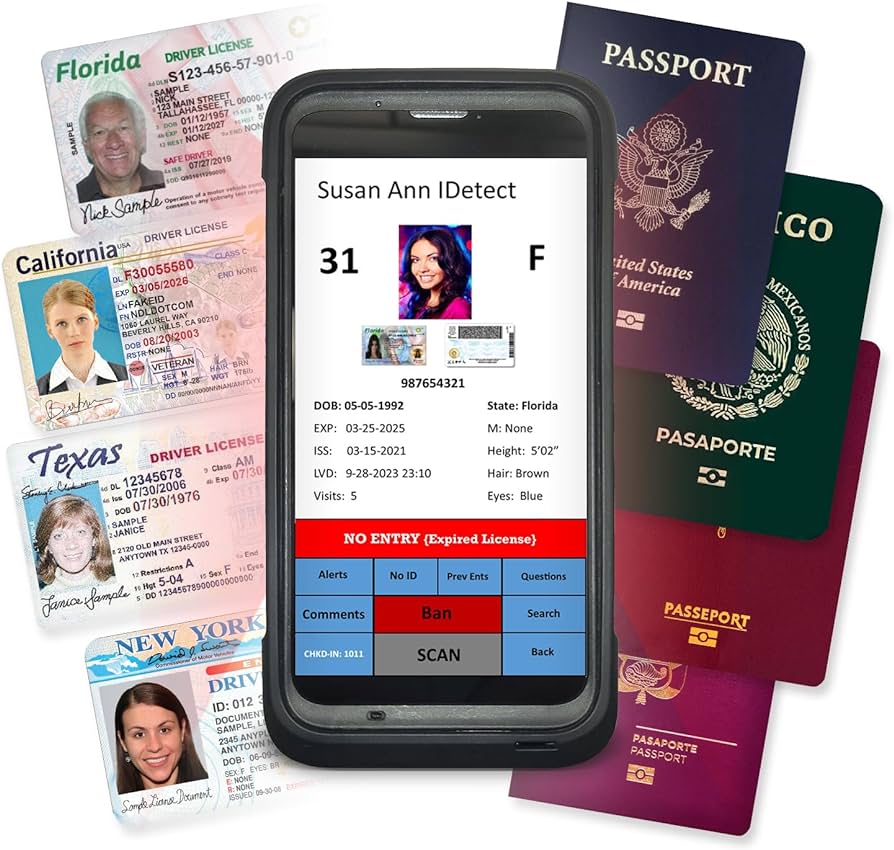 fake id scans
