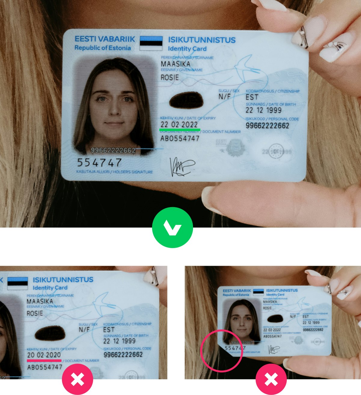 fake working id