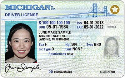 how to tell if a michigan id is fake