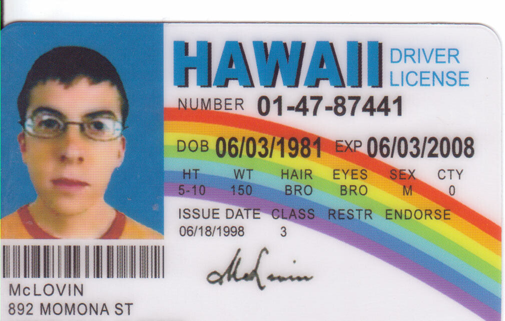 movie with mclovin fake id