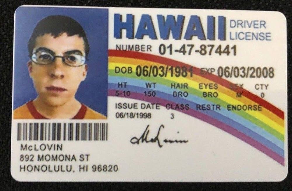 picture of fake id