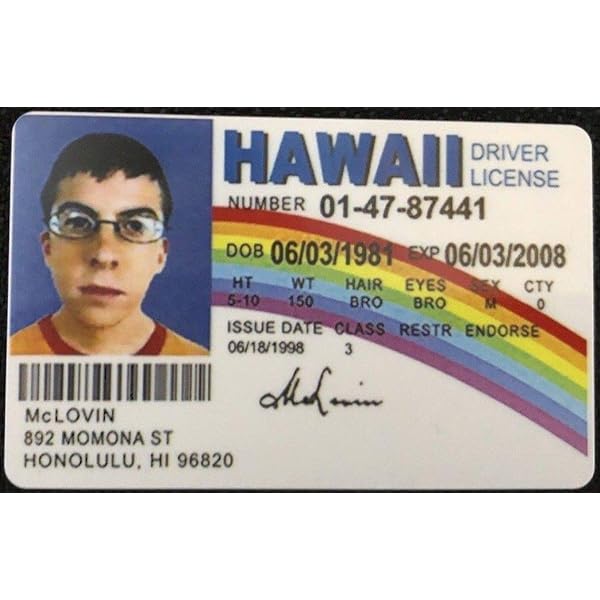 what does a fake id look like